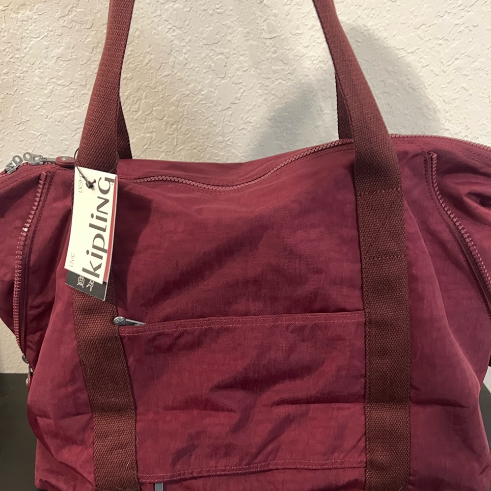 Kipling Lounge Wine Art M Tote Bag - Picture 4 of 6